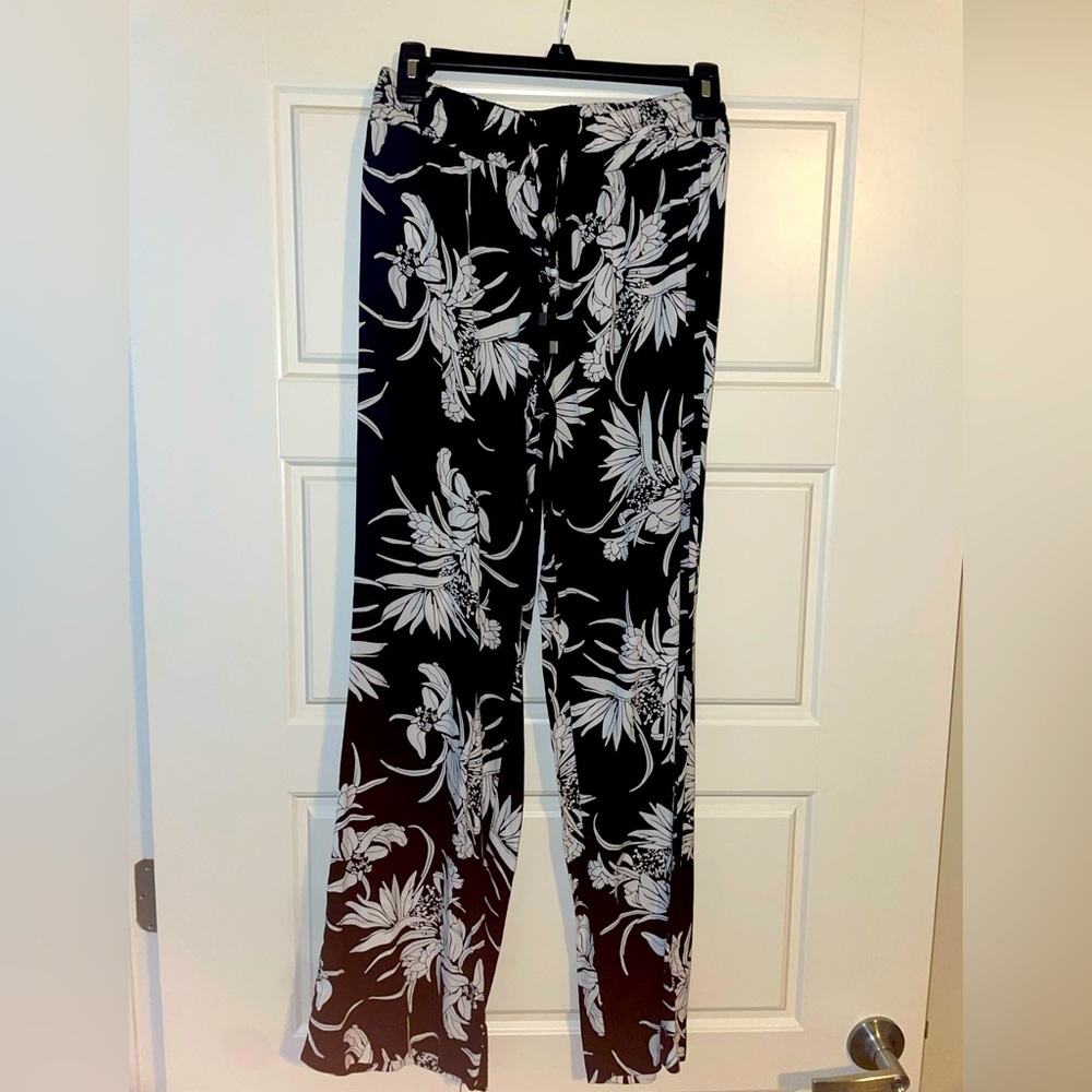 Wide Leg Flower Pants.